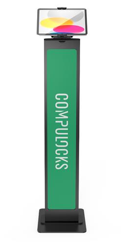 UNIVERSAL TABLET CLING BRANDABLE FLOOR STAND - BLACK