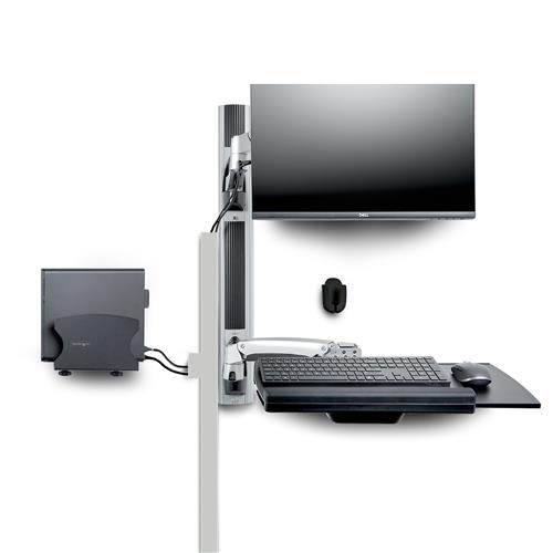 WORKSTATION CON MONTAGGIO A PARETE PER MONITOR 32IN/TASTIERA
