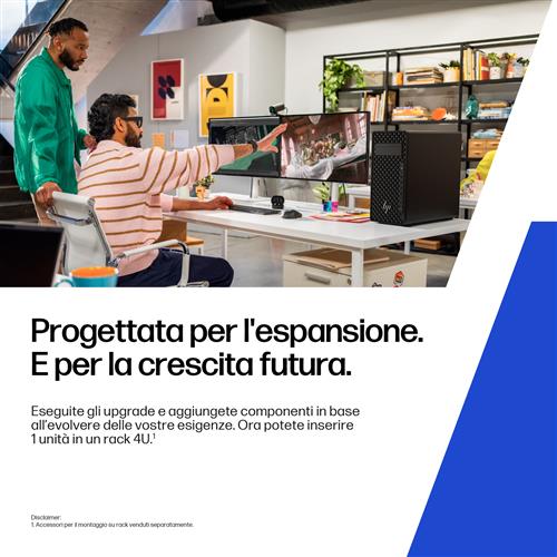 HP Z2 G1i Intel Core Ultra 7 265 16 GB DDR5-SDRAM 512 GB SSD Windows 11 Pro Tower Stazione di lavoro AI Workstation, AI PC Nero