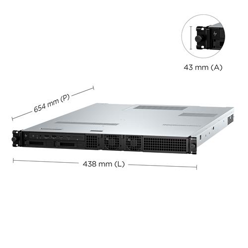 HP Z4 Rack G5 Wolf Pro Security Edition Intel® Xeon® W w3-2425 64 GB DDR5-SDRAM 512 GB SSD NVIDIA RTX A1000 Windows 11 Pro Telaio montato a rack Stazione di lavoro AI Workstation Nero, Argento