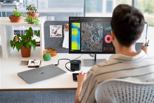 HP Z24u G3 WUXGA USB-C Display Monitor PC 61 cm (24) 1920 x 1200 Pixel LED Argento