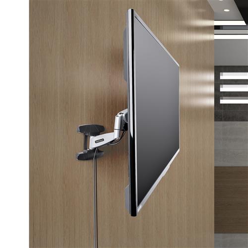 StarTech.com FHA-TV-WALL-MOUNT Supporto TV a parete 139,7 cm (55) Nero, Argento