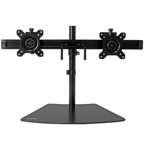 StarTech.com ARMBARDUO Supporti a parete per TV 61 cm (24) Scrivania Nero