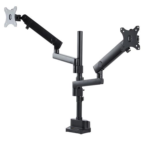 StarTech.com ARMDUALPIVOT Supporti a parete per TV 81,3 cm (32) Nero