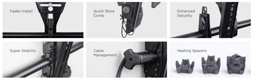 Chief MTM1U Supporto TV a parete 139,7 cm (55) Nero