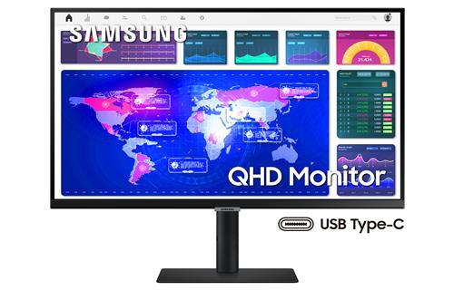 Samsung S60UA Monitor PC 68,6 cm (27) 2560 x 1440 Pixel Quad HD LCD Nero