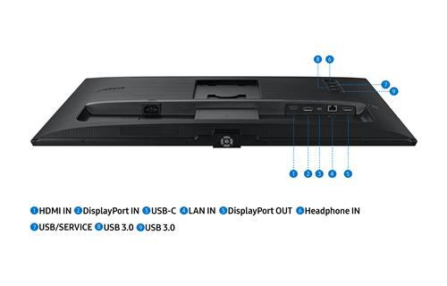 Samsung S60UA Monitor PC 68,6 cm (27) 2560 x 1440 Pixel Quad HD LCD Nero
