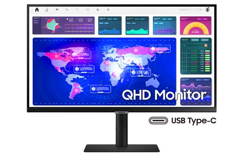 Samsung S60UA Monitor PC 68,6 cm (27) 2560 x 1440 Pixel Quad HD LCD Nero