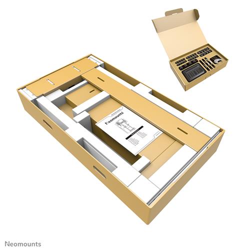 Neomounts WL55-875WH1 Supporto per display espositivi 2,54 m (100) Bianco