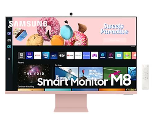 Samsung S32BM80PUU Monitor PC 81,3 cm (32) 3840 x 2160 Pixel 4K Ultra HD LED Rosa, Bianco