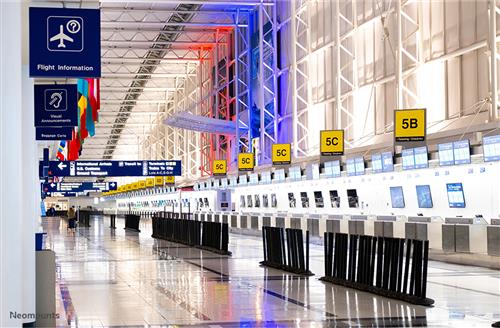 Neomounts NMPRO-WMB4 Supporto per display espositivi 139,7 cm (55) Nero