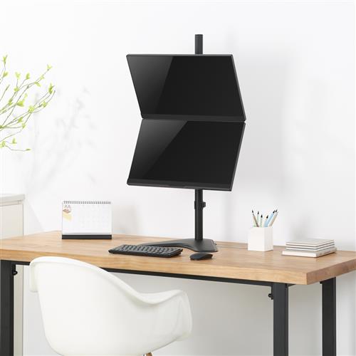 V7 DS1FSDS Supporti a parete per TV 68,6 cm (27) Scrivania Nero