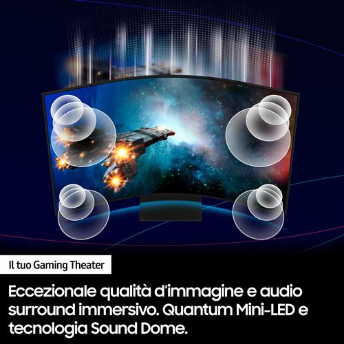 Samsung Monitor Gaming Odyssey Ark - G97NB da 55