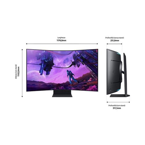 Samsung Monitor Gaming Odyssey Ark - G97NB da 55