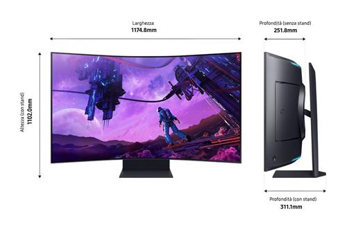 Samsung Monitor Gaming Odyssey Ark - G97NB da 55