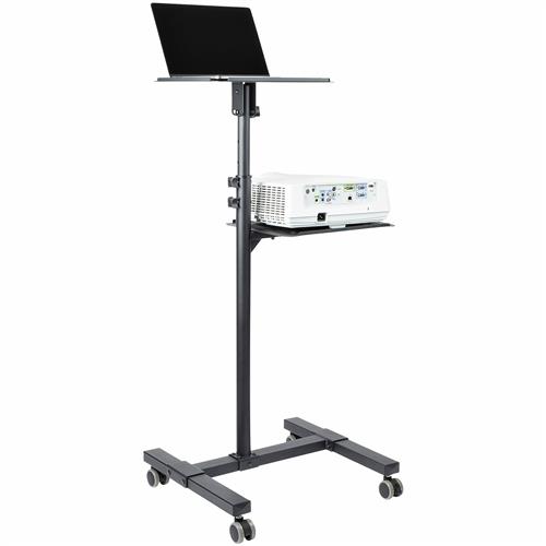 StarTech.com ADJPROJCART carrello e supporto multimediale Nero