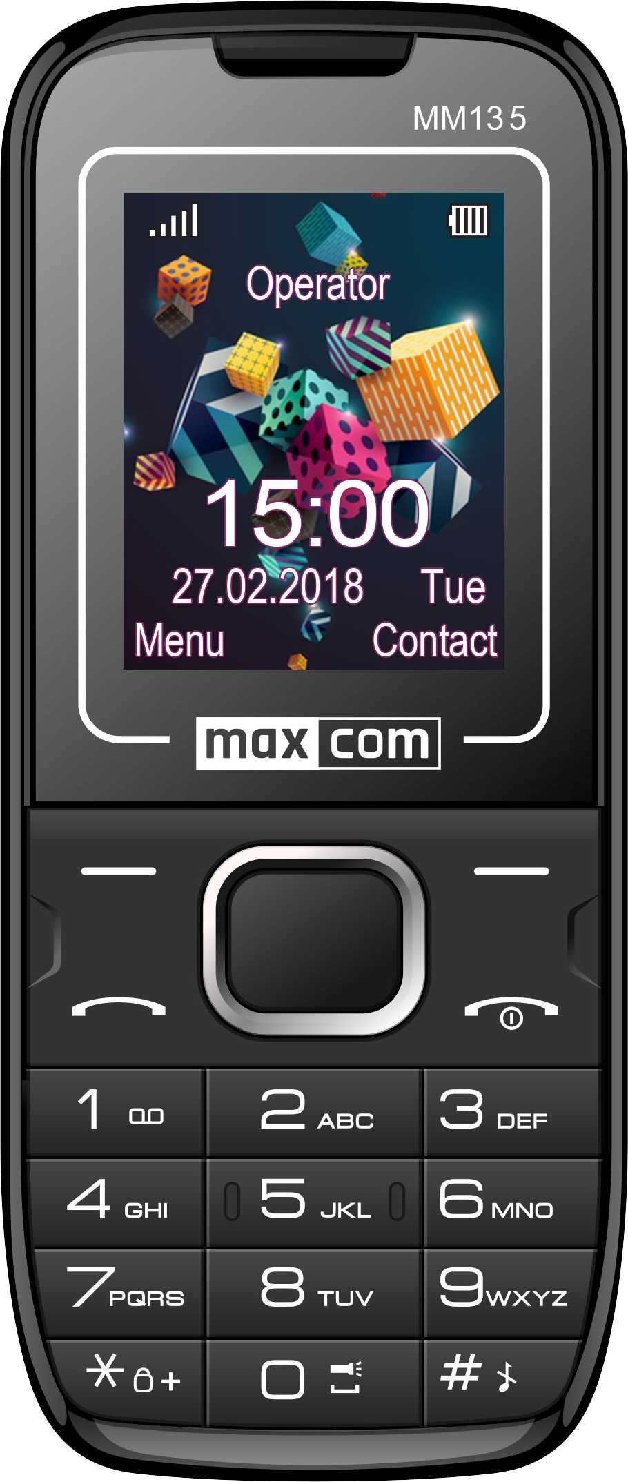 MaxCom MM135 cellulare 4,5 cm (1.77