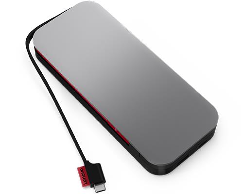 Lenovo Go Ioni di Litio 20000 mAh Nero, Grigio