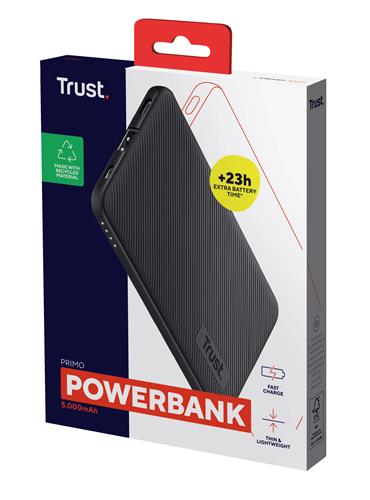 Trust Primo Ioni di Litio 5000 mAh Nero