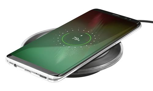 Trust 21310 Caricabatterie per dispositivi mobili Smartphone Nero, Argento Interno