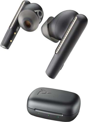 POLY Voyager Free 60 UC Carbon Black Earbuds +BT700 USB-A Adapter +Basic Charge Case Auricolare Wireless In-ear Musica e Chiamate USB tipo A Bluetooth Nero