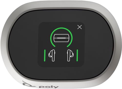 POLY Voyager Free 60+ UC White Sand Earbuds +BT700 USB-A Adapter +Touchscreen Charge Case Auricolare Wireless In-ear Musica e Chiamate USB tipo A Bluetooth