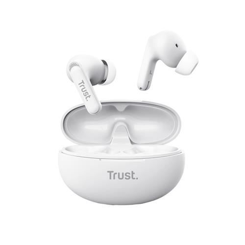 Trust Yavi Auricolare True Wireless Stereo (TWS) In-ear Musica e Chiamate USB tipo-C Bluetooth Bianco