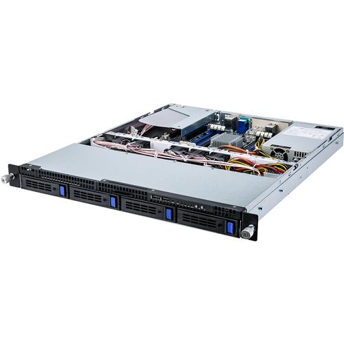 GIGABYTE R120-P30 sistema barebone per server Rack (1U) Nero
