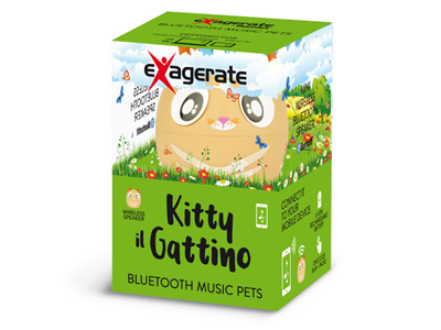 Hamlet XBTPET-CAT altoparlante portatile e per feste Altoparlante portatile mono Nero, Arancione, Bianco 4 W