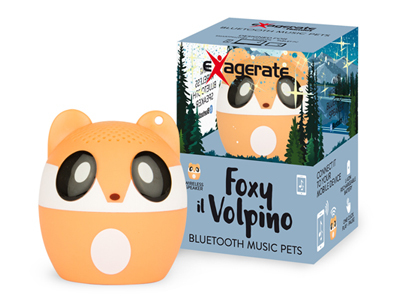 Hamlet XBTPET-FOX altoparlante portatile e per feste Altoparlante portatile mono Nero, Arancione, Bianco 4 W