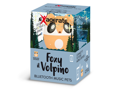 Hamlet XBTPET-FOX altoparlante portatile e per feste Altoparlante portatile mono Nero, Arancione, Bianco 4 W