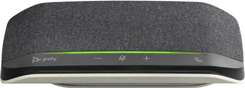POLY Sync 10 USB-A USB-C Speakerphone vivavoce PC Argento