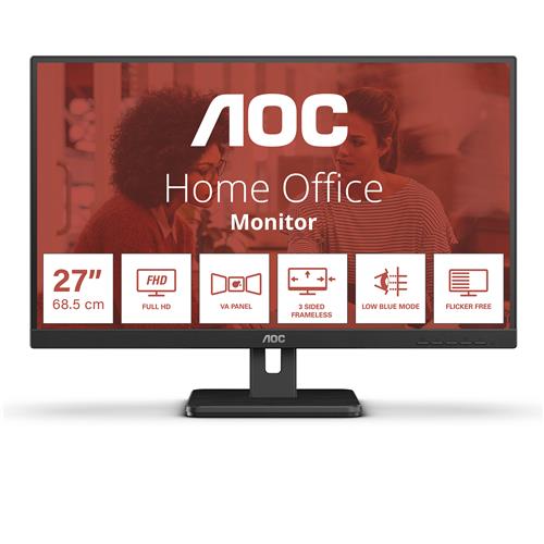 AOC 27E3UM Monitor PC 68,6 cm (27) 1920 x 1080 Pixel Full HD Nero