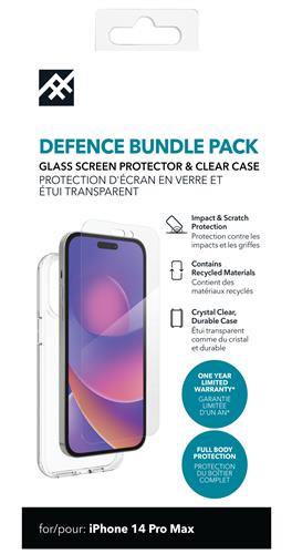 IFROGZ Defence Bundle Pack custodia per cellulare 17 cm (6.7) Cover Trasparente