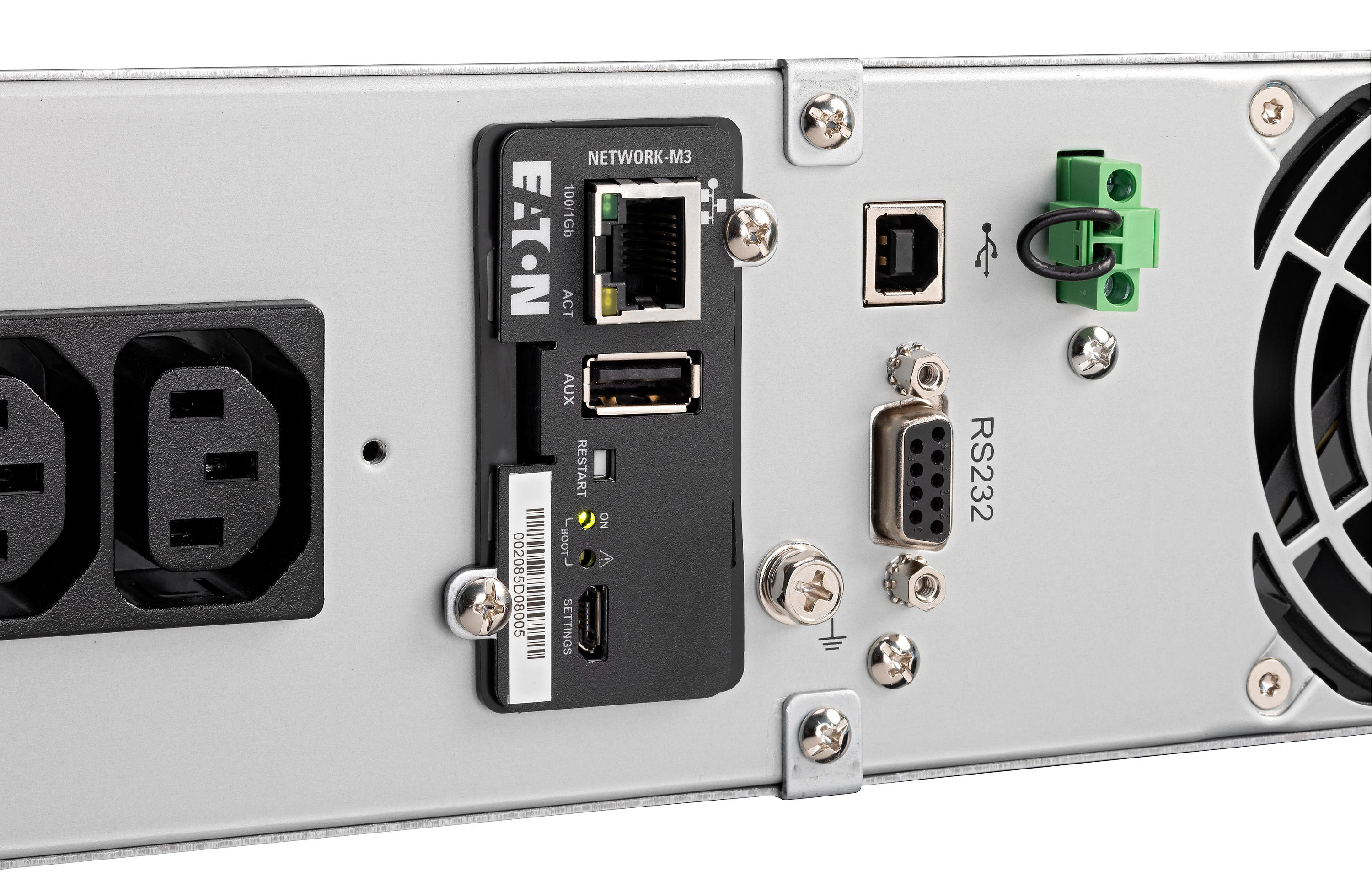 Eaton 9E1000IR gruppo di continuità (UPS) Doppia conversione (online) 1 kVA 900 W 4 presa(e) AC