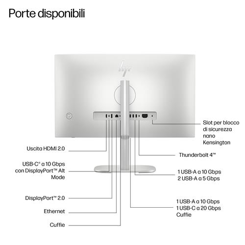 HP EliteStudio 8 All-in-One G1i 27 inch Desktop AI PC Wolf Pro Security Edition Intel Core Ultra 7 24 GB DDR5-SDRAM Wi-Fi 7 (802.11be)