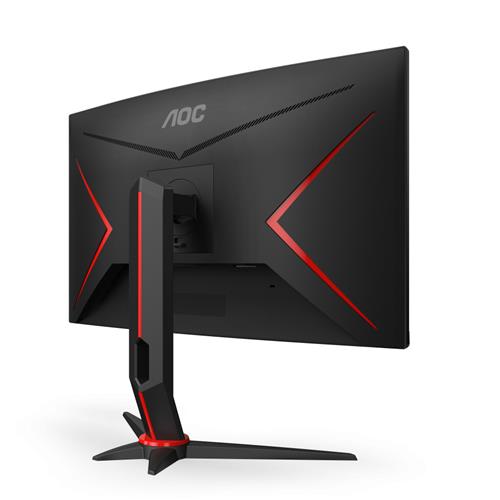 AOC CQ27G2S/BK Monitor PC 68,6 cm (27) 2560 x 1440 Pixel Quad HD Nero, Rosso