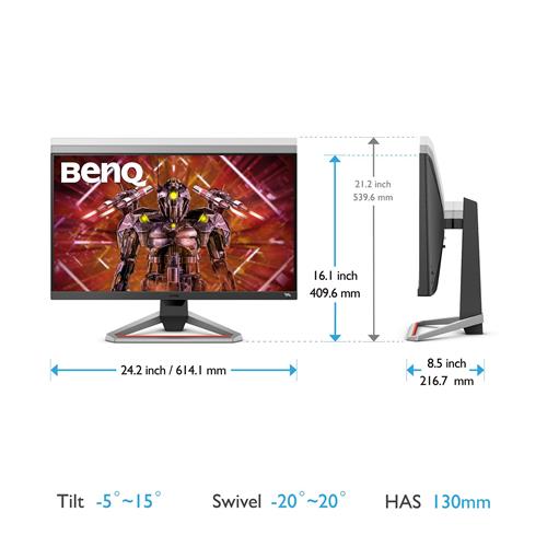 BenQ 9H.LKTLA.TBE Monitor PC 68,6 cm (27) 3840 x 2160 Pixel 4K Ultra HD LED Nero