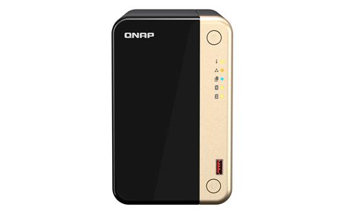 QNAP TS-264 NAS Tower Intel Celeron N5095 8 GB 0 TB QNAP QTS Nero, Oro