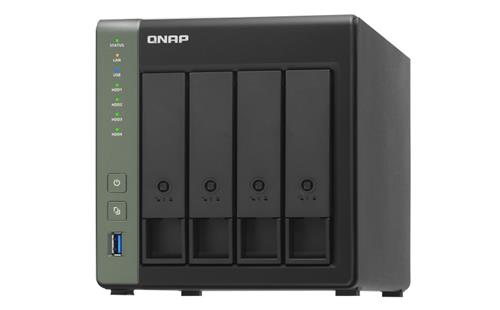 QNAP TS-431X3 NAS Tower Annapurna Labs Alpine AL-314 4 GB DDR3 0 TB QNAP Turbo System Nero