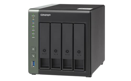 QNAP TS-431X3 NAS Tower Annapurna Labs Alpine AL-314 4 GB DDR3 0 TB QNAP Turbo System Nero
