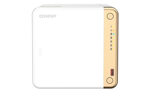 QNAP TS-462-4G server NAS e di archiviazione Tower Intel Celeron N4505 2 GB DDR4 0 TB QNAP QTS Bianco