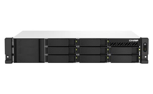 QNAP TS-873AEU-4G server NAS e di archiviazione Armadio (2U) Ryzen Embedded V1500B 4 GB DDR4 0 TB QuTS hero Nero