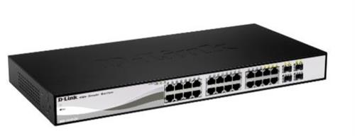 D-Link DGS-1210-26 switch di rete Gestito L2 Gigabit Ethernet (10/100/1000) 1U Nero, Grigio