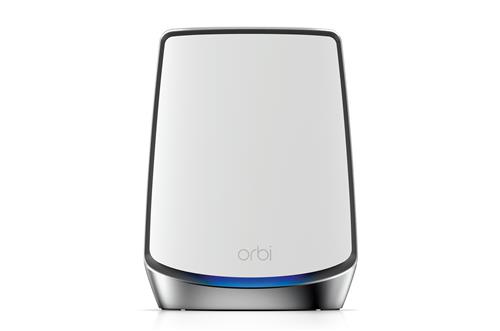 NETGEAR Orbi RBS850 AX6000 WiFi 6 Mesh Sattelite Banda tripla (2.4 GHz/5 GHz/5 GHz) Wi-Fi 6 (802.11ax) Grigio, Bianco 4 Interno