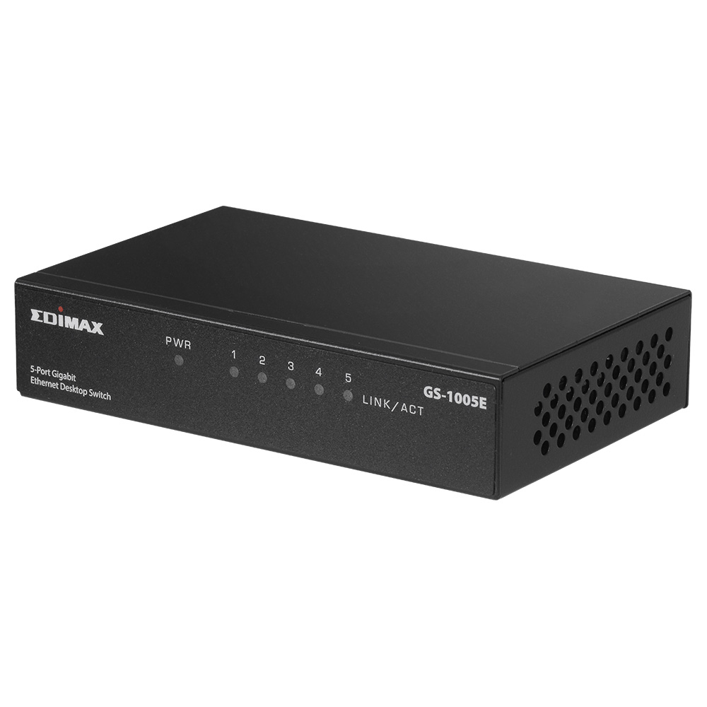 Edimax GS-1005E switch di rete Non gestito Gigabit Ethernet (10/100/1000) Nero