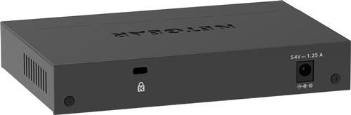 NETGEAR 5-Port Gigabit Ethernet PoE+ Plus Switch (GS305EP) Gestito L2/L3 Gigabit Ethernet (10/100/1000) Supporto Power over Ethernet (PoE) Nero