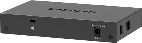 NETGEAR 5-Port Gigabit Ethernet PoE+ Plus Switch (GS305EP) Gestito L2/L3 Gigabit Ethernet (10/100/1000) Supporto Power over Ethernet (PoE) Nero