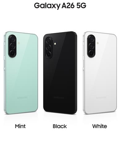 Samsung Galaxy A26 5G, Smartphone con Funzioni intelligenti, Display Super AMOLED 6.7”, 6GB RAM, 128GB, Batteria 5.000 mAh, memoria espandibile, Black