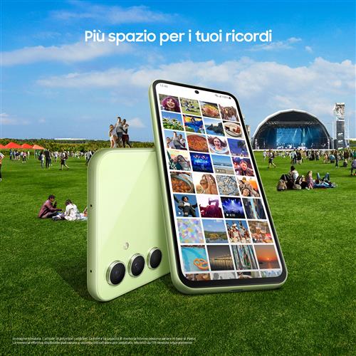 Samsung Galaxy A54 5G Display FHD+ Super AMOLED 6.4”, Android 13, 8GB RAM, 256GB, Doppia SIM, Batteria 5.000 mAh, Awesome Lime